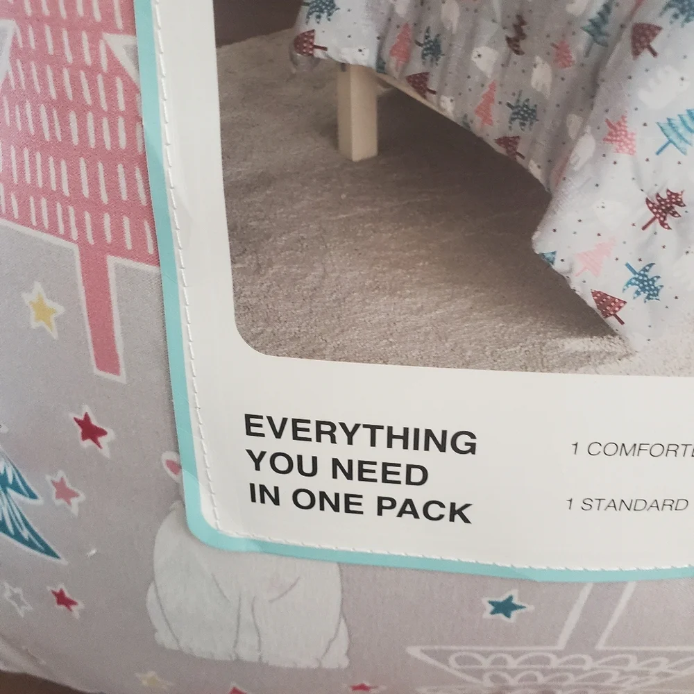 5 piece complete bed set twin new includes 3 piece sheet set and comforter
